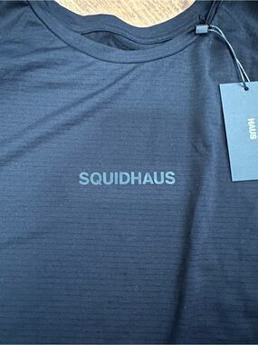 HAUS SQUIDHAUS Men's XL Black Long Sleeve Crew Neck HAUS Lightweight T-Shirt